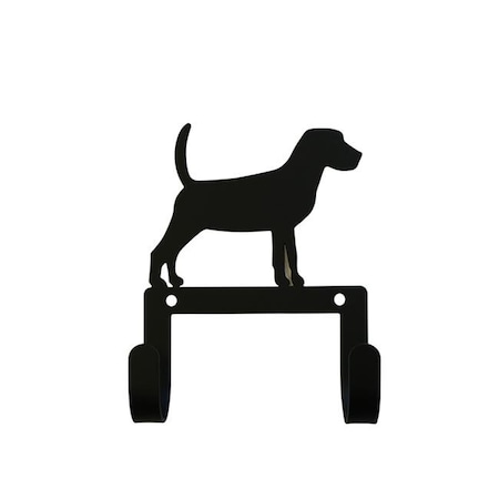 Village Wrought Iron Village Wrought Iron WH-LC-236 Beagle Leash & Collar Wall Hook WH-LC-236